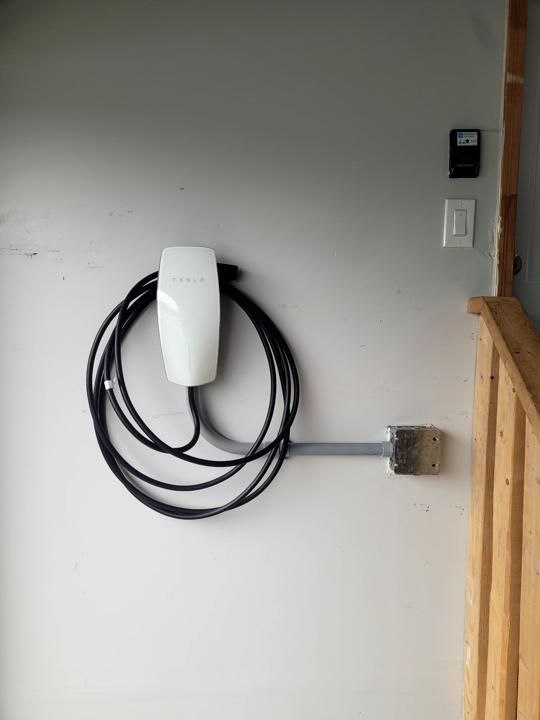 Tesla Wall Connector EV Charger Installation